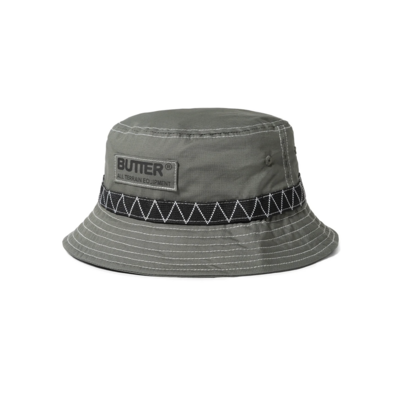 Terrain Contrast Stitch Bucket Hat Army